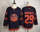 Oilers 29 Leon Draisaitl Navy 50th anniversary Adidas Jersey,baseball caps,new era cap wholesale,wholesale hats